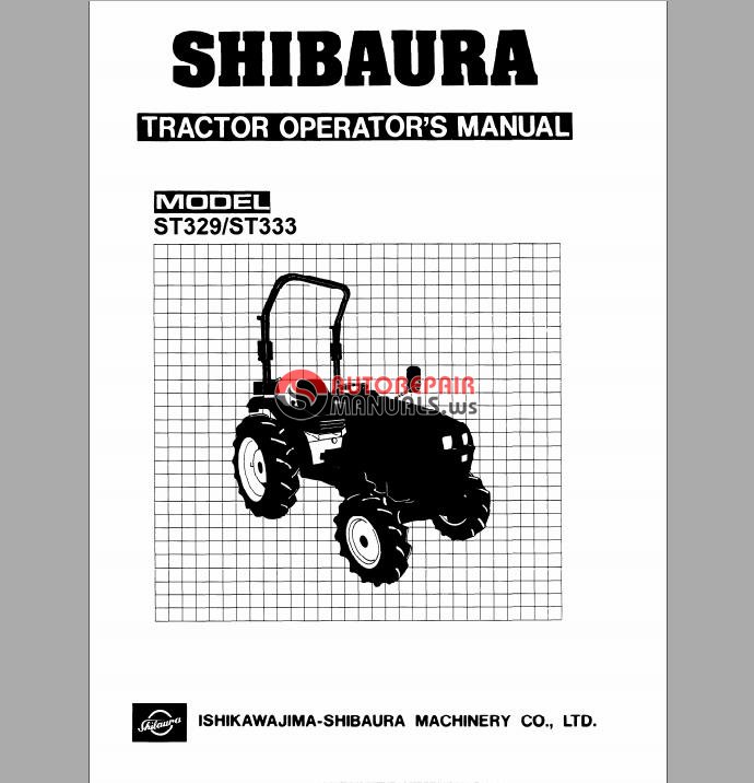 shibaura sd1400 tractor service manual